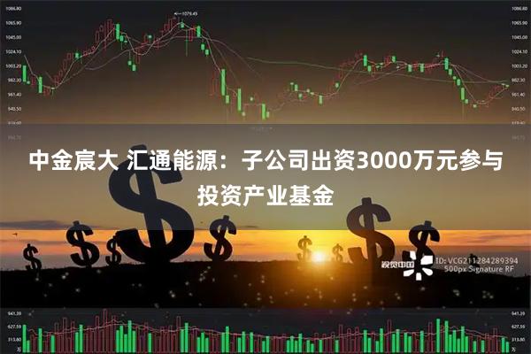 中金宸大 汇通能源：子公司出资3000万元参与投资产业基金